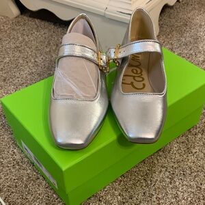 Sam Edelman Silver Michaela Flats
